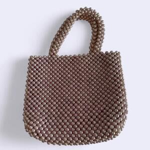 SkinnyDip London Pink Pearl Beaded Bag